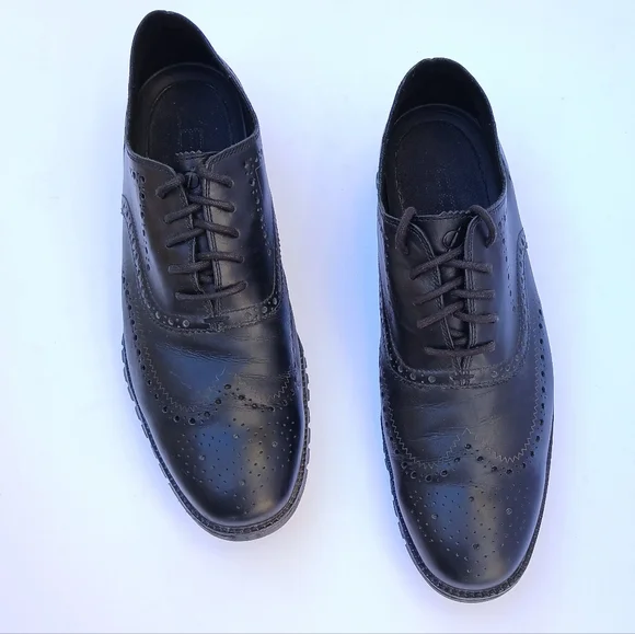 Cole Haan Zerogrand Wingtip Black size 13 - Picture 3 of 8